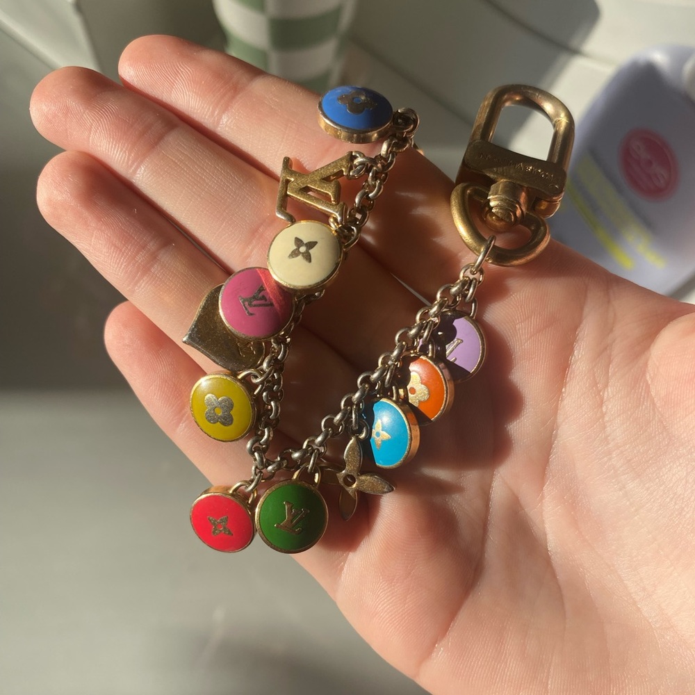 Louis Vuitton Pastilles key Chain Bag Charm